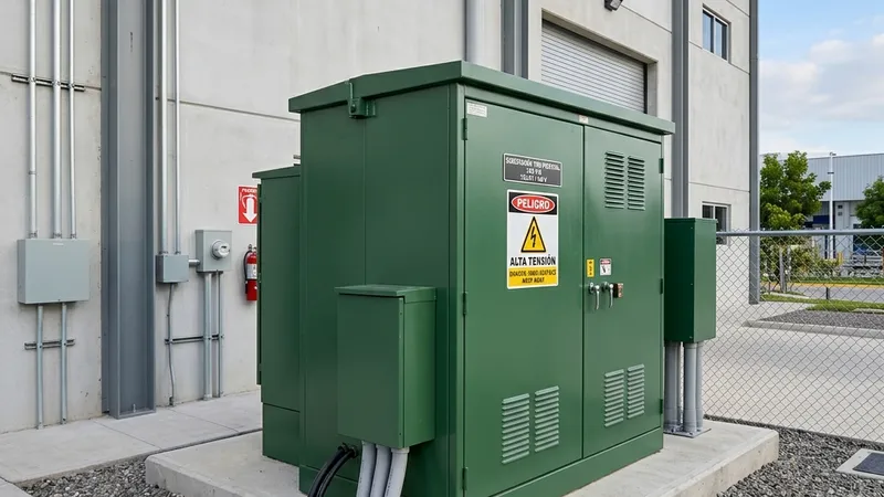 Instalación de subestación eléctrica tipo pedestal en Monterrey — SIMSA