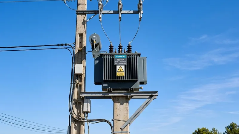 Instalación de subestación eléctrica tipo poste en Monterrey — SIMSA