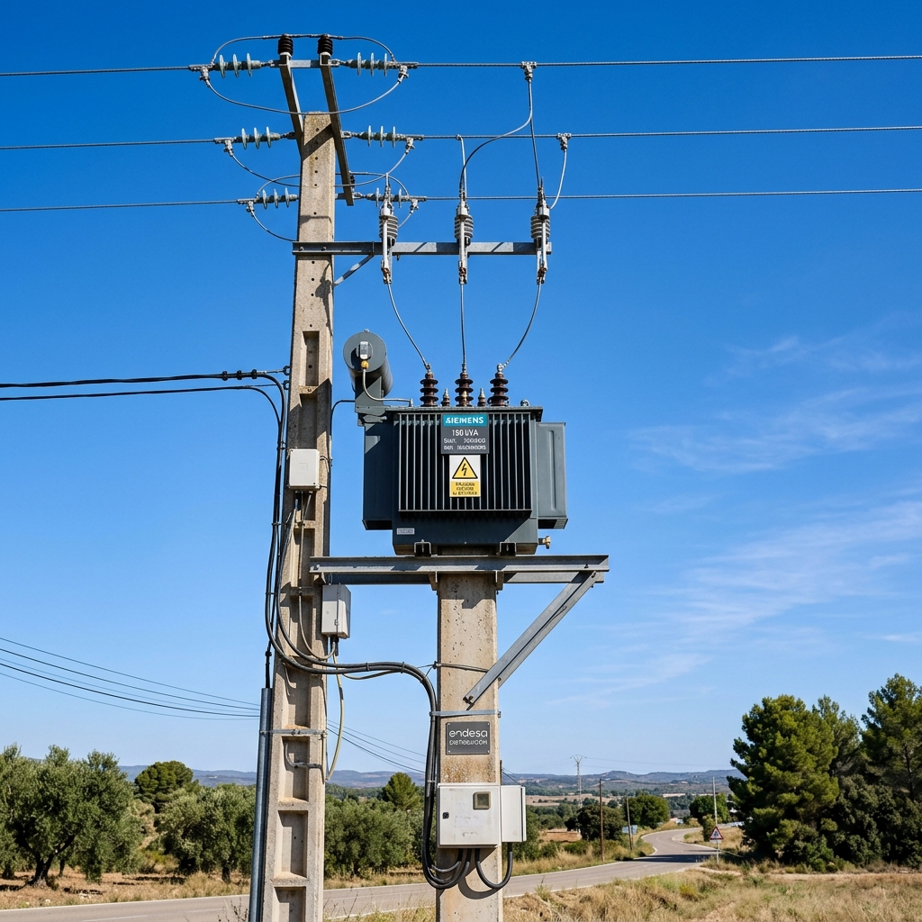 Subestación aérea tipo poste